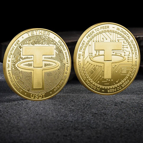 Bitcoin BTC ETH ADA XLM SHIB DOGE XRP SOL DOT LINK LTC UNI Coin Physical Metal Crypto Currency Coin Collection with Plastic Case - MANDOTOS INTERNATIONAL