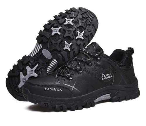 Brand Men Winter Snow Boots Waterproof Leather Sneakers Super Warm Men's Boots Outdoor Male Hiking Boots Work Shoes Size 39-47 - MANDOTOS INTERNATIONAL