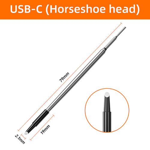 Mandotos International compact digital soldering iron with display and ergonomic handle for precise electronic work.