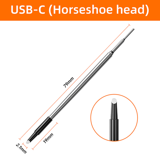 Mandotos International compact digital soldering iron with display and ergonomic handle for precise electronic work.