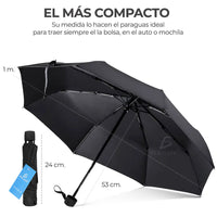 Compact Folding Mini Umbrella with UV Printing - Travel Parasol - MANDOTOS INTERNATIONAL