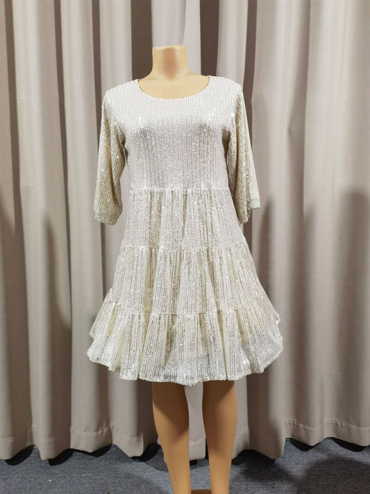 Cross-Border Fashion Sequined Dress - Europe & US Style - MANDOTOS INTERNATIONAL