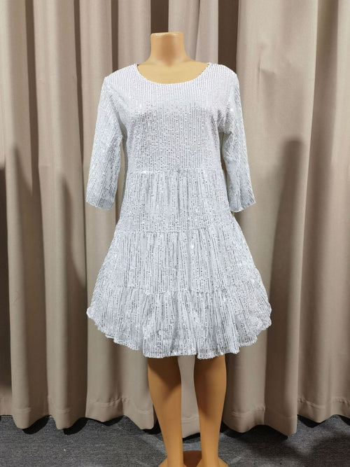 Cross-Border Fashion Sequined Dress - Europe & US Style - MANDOTOS INTERNATIONAL