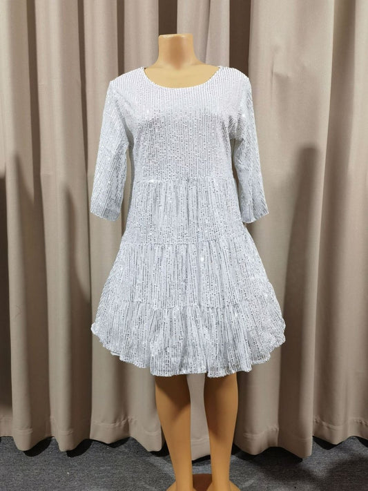 Cross-Border Fashion Sequined Dress - Europe & US Style - MANDOTOS INTERNATIONAL