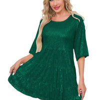 Mandotos International cross-border fashion sequined dress featuring Europe and US style, shiny and elegant for special occasions.