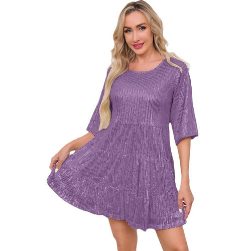 Cross-Border Fashion Sequined Dress - Europe & US Style - MANDOTOS INTERNATIONAL