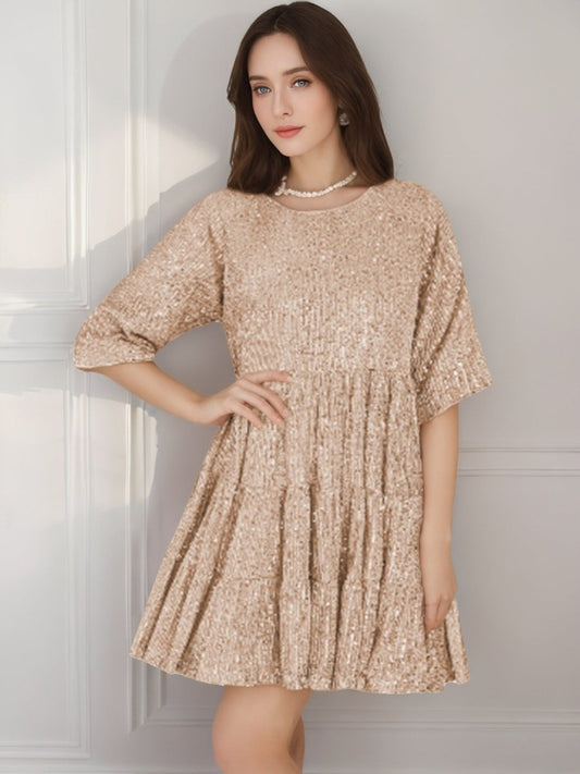 Cross-Border Fashion Sequined Dress - Europe & US Style - MANDOTOS INTERNATIONAL