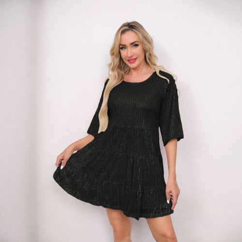Cross-Border Fashion Sequined Dress - Europe & US Style - MANDOTOS INTERNATIONAL