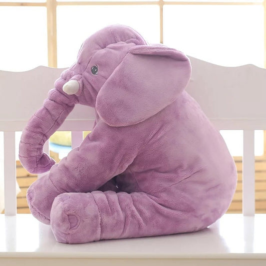 Soft plush Cuddly Elephant Sleep Pal by MANDOTOS INTERNATIONAL, featuring a gentle gray elephant with big floppy ears.