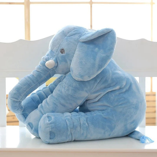 Soft Cuddly Elephant Sleep Pal by MANDOTOS INTERNATIONAL, plush stuffed animal ideal for comforting and bedtime cuddles.