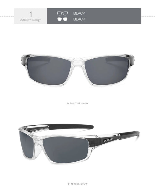Mandotos International DUBERY 2022 polarized night vision sunglasses for men, sport glasses with sleek design and UV protection