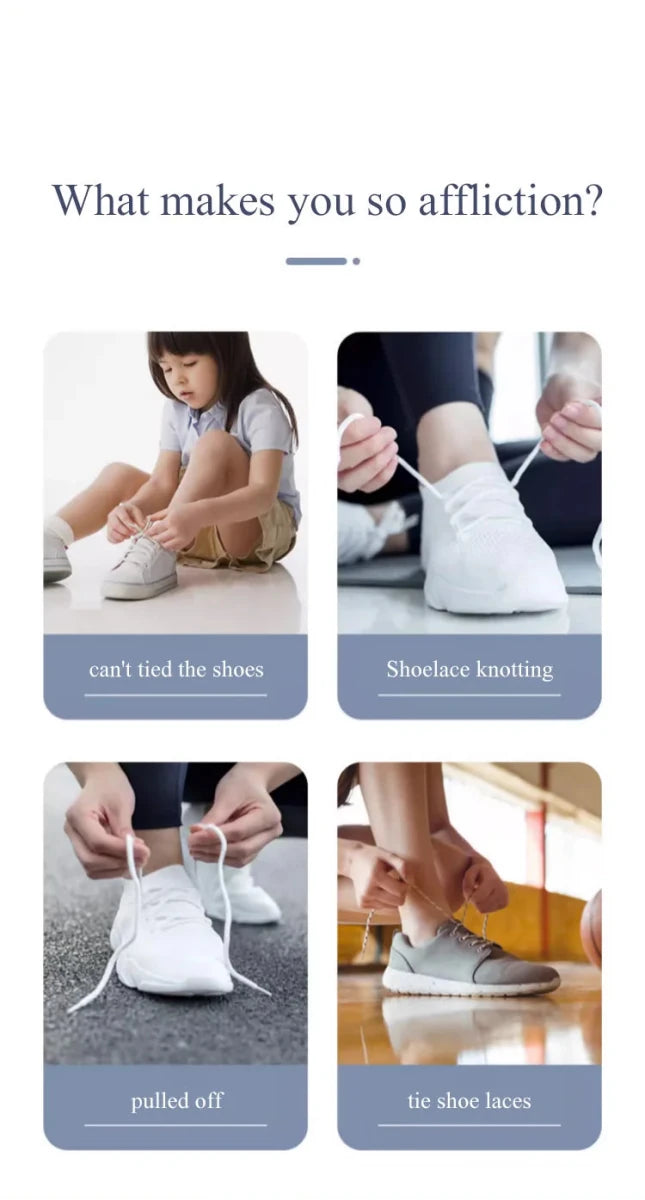 Elastic No-Tie Shoelaces with Press Lock for Sneakers - Kids & Adults - MANDOTOS INTERNATIONAL