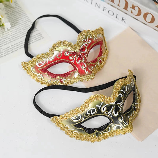 Handcrafted party mask with intricate design by MANDOTOS INTERNATIONAL, perfect for carnival and social events.