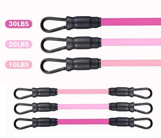 Mandotos International FlexFit ankle resistance bands for strength training and lower body workouts, shown in use.