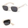 Black foldable retro oval sunglasses with UV400 polarized lenses and TR90 frame, unisex stylish eyewear by Mandotos International