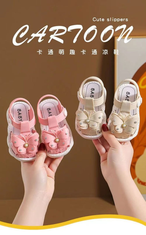 Girls' Sandals 2023 Summer New Children's Non-slip Soft Sole Infant Little Girl Baby Princess Beach Shoes - MANDOTOS INTERNATIONAL