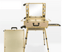 High Quality Makeup Travel Rolling Carry case Cosmetic Beauty Trolley Suitcase with Lights - MANDOTOS INTERNATIONAL