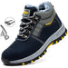 High Quality Winter Boots Men Steel Toe Cap Safety Boots Work Shoes Men Puncture-Proof Work Boots Plush Warm Safety Shoes male - MANDOTOS INTERNATIONAL