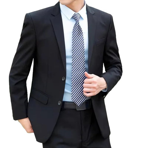 Italian Style Slim Fit 8XL Business Suit Set - Wedding Groom Best Man Outfit - MANDOTOS INTERNATIONAL