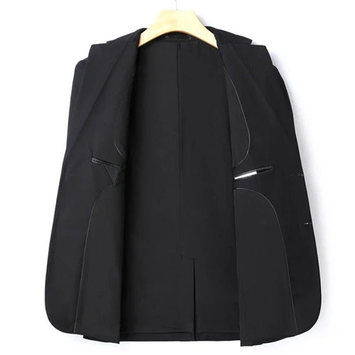 Italian Style Slim Fit 8XL Business Suit Set - Wedding Groom Best Man Outfit - MANDOTOS INTERNATIONAL