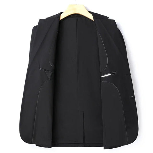 Italian Style Slim Fit 8XL Business Suit Set - Wedding Groom Best Man Outfit - MANDOTOS INTERNATIONAL