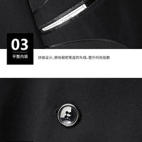 Italian Style Slim Fit 8XL Business Suit Set - Wedding Groom Best Man Outfit - MANDOTOS INTERNATIONAL