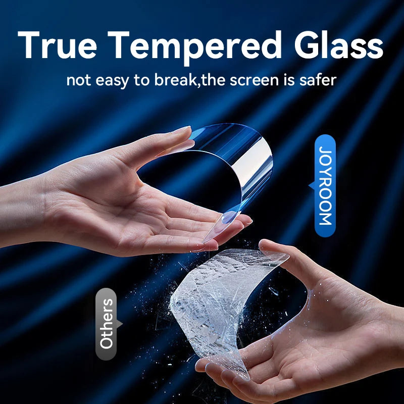 Joyroom iPhone Pro Max HD Glass Screen Protector 1/2/3pcs Tempered Glass Protection Set - MANDOTOS INTERNATIONAL