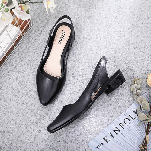 Korean Style Mid-Low Heel Jelly Sandals for Women - MANDOTOS INTERNATIONAL