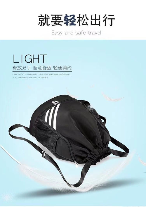 Large Capacity Drawstring Pocket Basketball Backpack - MANDOTOS INTERNATIONAL