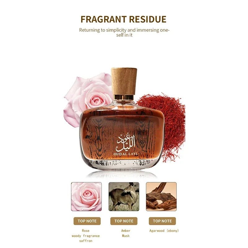 Luxury Arabian Musk Oud & Cedarwood Men's Eau De Toilette - MANDOTOS INTERNATIONAL