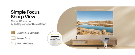 Mandotos International Magcubic Pro 4K Android 11 projector with dual Wi-Fi 6 and Bluetooth 5.0 for home and outdoor cinema use.