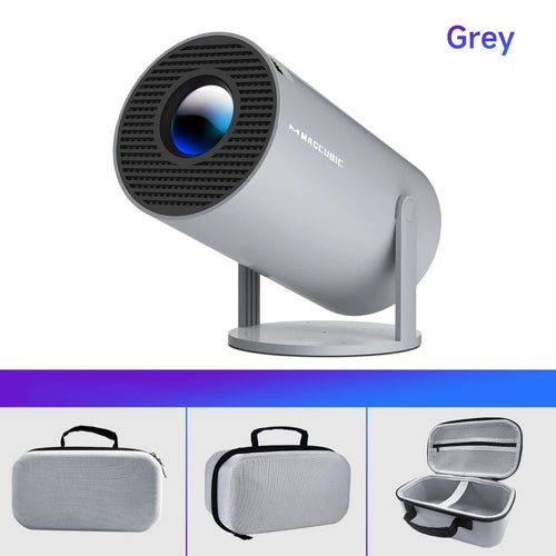 Mandotos International Magcubic Pro 4K Android 11 projector with dual Wi-Fi 6 and Bluetooth 5.0, suitable for home and outdoor cinema.