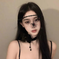 Masquerade Costume Mask Sexy Lace Half Face Mask Gothic Lace Mask Elegant For Fancy Dress Themed Events Halloween - MANDOTOS INTERNATIONAL