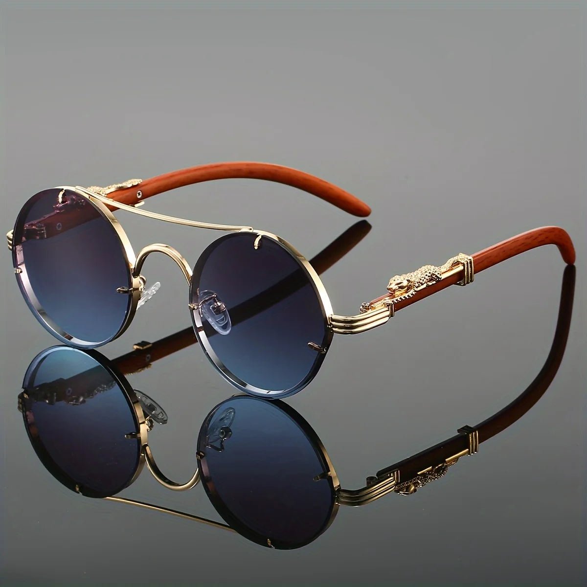 Men'S Black Metal Framed Fashion Glasses Sunglasses TAC Lenses for Day & Night Driving, Stylish Daily Leisure Wear - MANDOTOS INTERNATIONAL