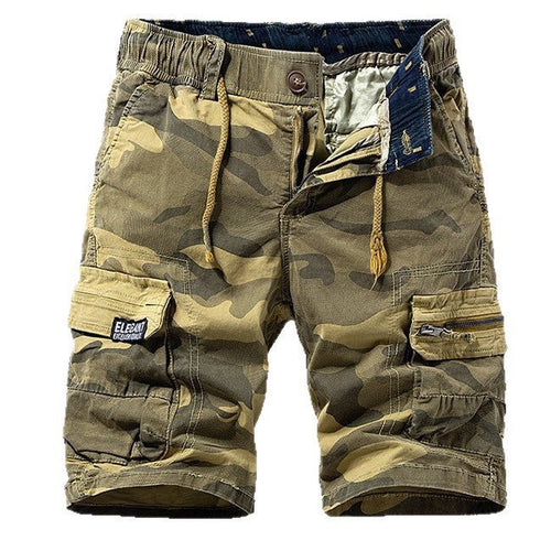 Men's Camo Street Outdoor Stretch Tooling Shorts - MANDOTOS INTERNATIONAL