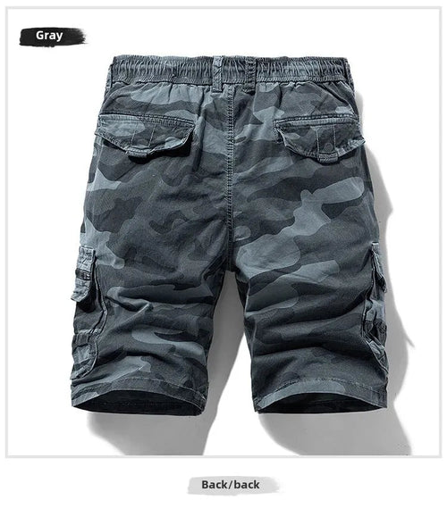 Men's Camo Street Outdoor Stretch Tooling Shorts - MANDOTOS INTERNATIONAL