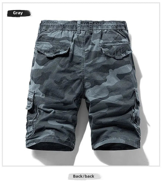 Men's Camo Street Outdoor Stretch Tooling Shorts - MANDOTOS INTERNATIONAL