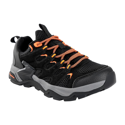 Men's lightweight waterproof hiking shoes by MANDOTOS INTERNATIONAL, designed for all seasons, with durable traction and breathable material.