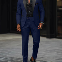 Men's Slim-fit Business Casual Suit Jacket & Trousers - MANDOTOS INTERNATIONAL