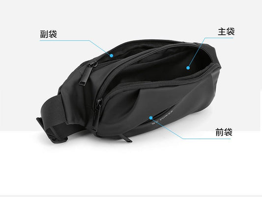 Men's Water-Repellent Waist Bag - Outdoor Sports Crossbody Bag - MANDOTOS INTERNATIONAL