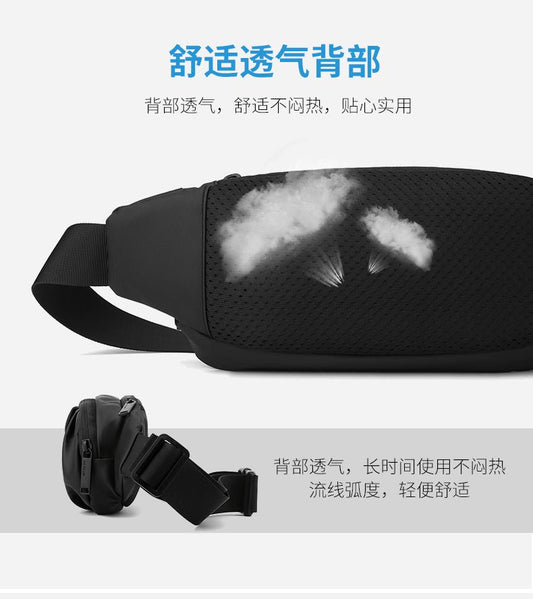 Men's Water-Repellent Waist Bag - Outdoor Sports Crossbody Bag - MANDOTOS INTERNATIONAL