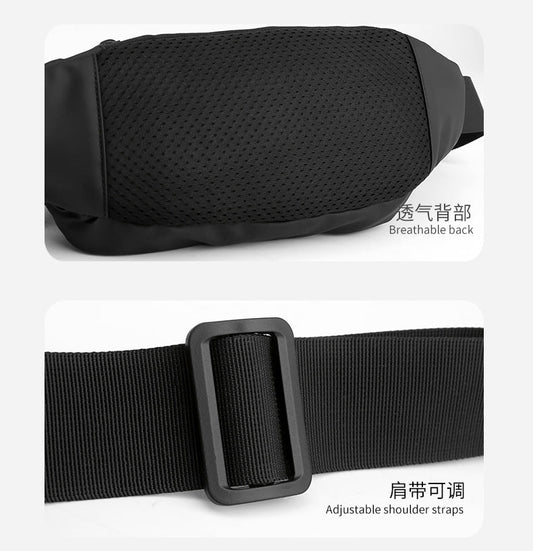 Men's Water-Repellent Waist Bag - Outdoor Sports Crossbody Bag - MANDOTOS INTERNATIONAL