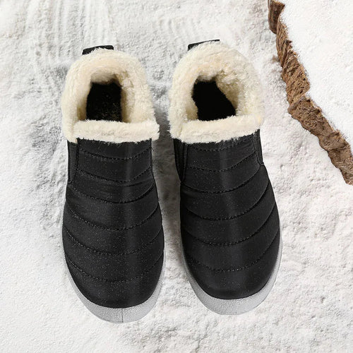 Men's waterproof winter snow boots by MANDOTOS INTERNATIONAL, outdoor work shoes, plus size, rugged design for cold weather.
