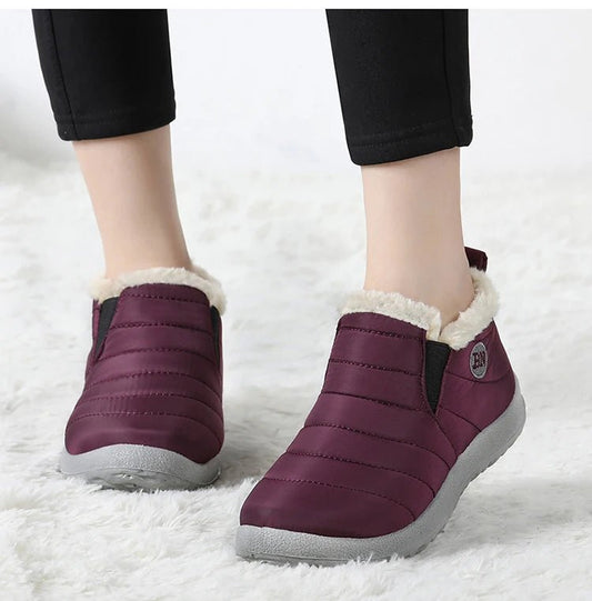 Men's waterproof winter snow boots by MANDOTOS INTERNATIONAL, outdoor work shoes in plus size, sturdy and warm for winter conditions.