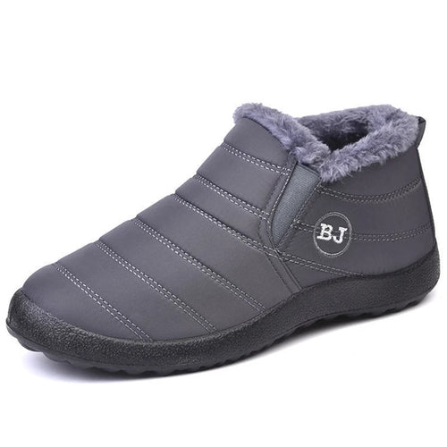 Men's waterproof winter snow boots by MANDOTOS INTERNATIONAL, outdoor work shoes in plus size, rugged winter footwear for cold weather.