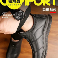 Men's Winter Waterproof Non-slip Boots, Platform Work Shoes 38-48 - MANDOTOS INTERNATIONAL
