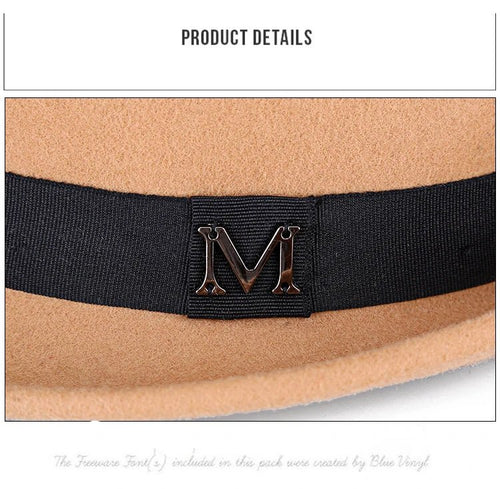 Men Winter Thick Warm Felt Fedora Hats Wool Gentleman Jazz Cap Homburg Male Classical Narrow Brim Top Hat - MANDOTOS INTERNATIONAL