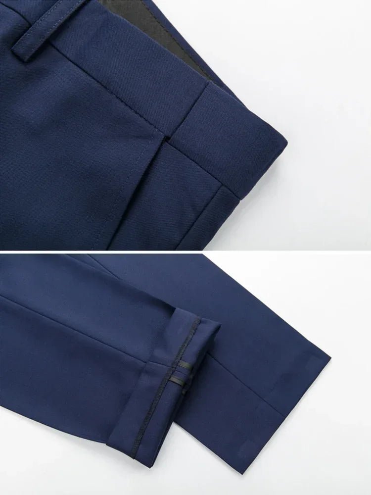 Mens 3-Piece Business Suit Set: Jacket, Vest, Pants - Various Sizes & Colors - MANDOTOS INTERNATIONAL