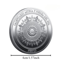 Mexican Maya Calendar & Aztec Commemorative Coins Set - MANDOTOS INTERNATIONAL