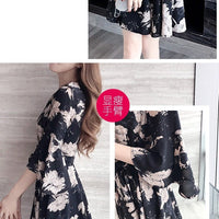 New floral dress women's summer dress summer 2019 new women's fashion student Korean style slimming fashion fashion - Mandotos International